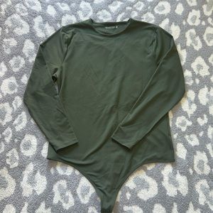 Abercrombie & Fitch Long-Sleeve Seamless Fabric Bodysuit